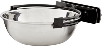 MidWest Stainless Steel Snap'y Fit Dog Kennel Bowl, slide 1 of 1