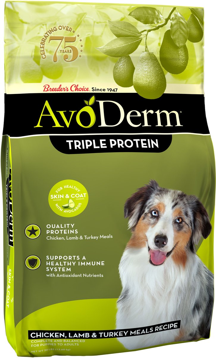 AvoDerm Natural Triple Protein Dry Food