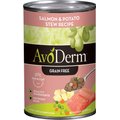 AvoDerm Natural Grain-Free Salmon & Potato Stew Recipe Adult & Puppy Canned Dog Food, 12.5-oz, case of 12