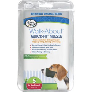 Four Paws Walk-About Quick-Fit Dog Muzzle, S