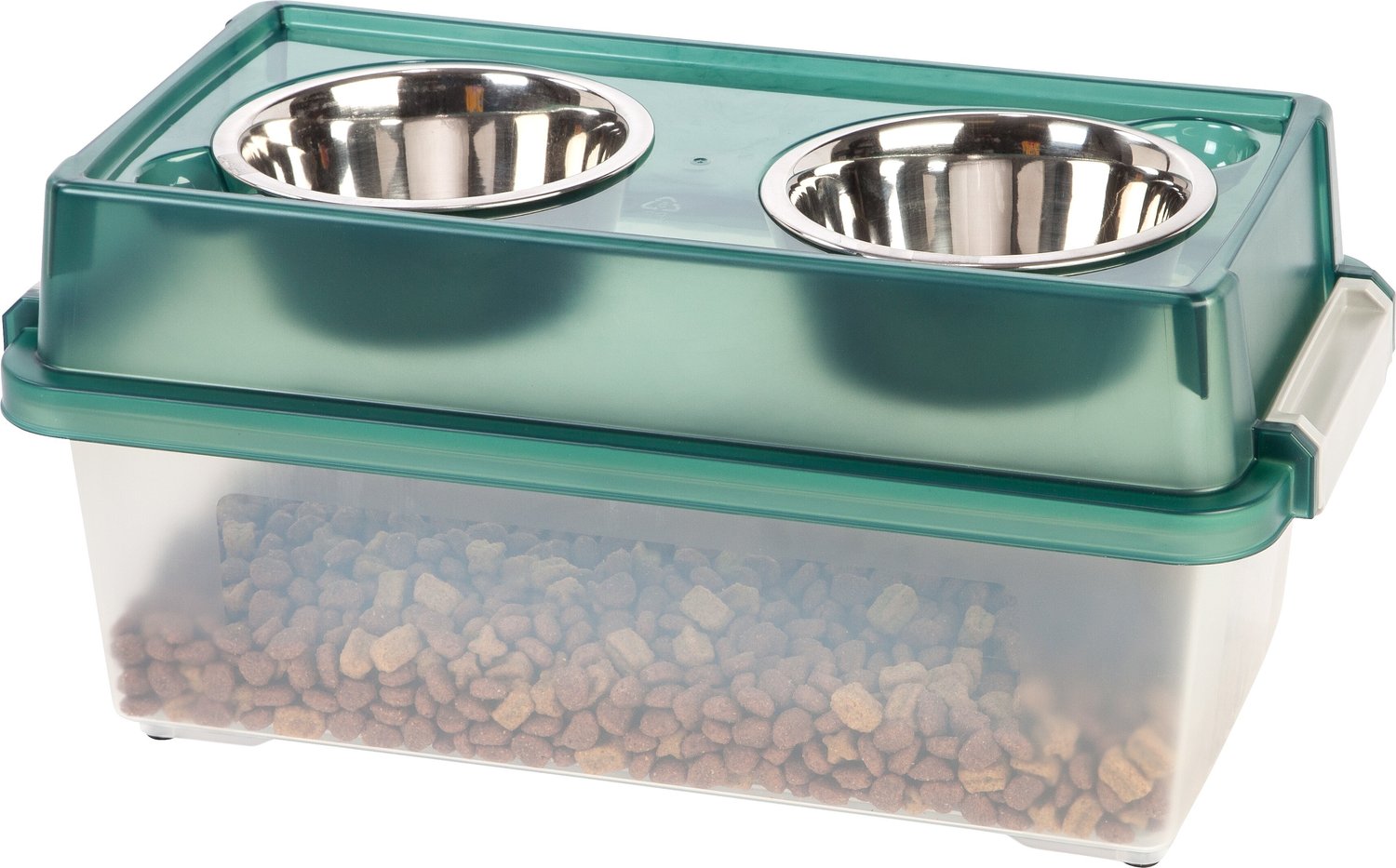 IRIS Elevated Dog & Cat Bowl with Airtight Food Storage By IRIS
