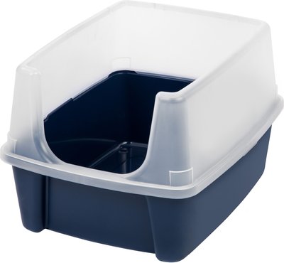 IRIS Open Top Litter Box with Shield, slide 1 of 1