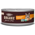 Castor & Pollux Organix Grain-Free Organic Chicken Recipe All Life Stages Canned Cat Food, 3-oz, case of 24
