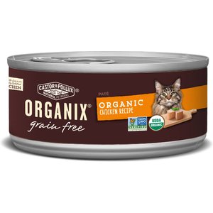 Castor & Pollux Organix Grain-Free Organic Chicken Recipe All Life Stages Canned Cat Food, 3-oz, case of 24