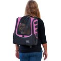 Pet Gear I-GO2 Escort Dog & Cat Backpack & Rolling Carrier, Pink