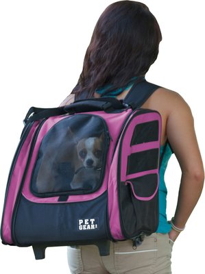 Pet Gear I-GO2 Traveler Dog & Cat Backpack & Rolling Carrier, slide 1 of 9