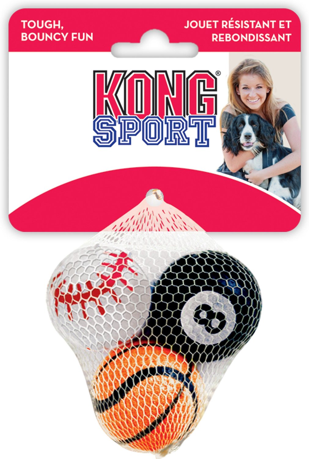 KONG Sport Balls Pack Dog Toy, X-Small 