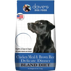 Dave's Pet Food Chicken Meal & Brown Rice Delicate Dinner Dry Dog Food, 30-lb bag