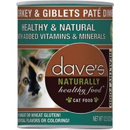 Dave's Pet Food Naturally Healthy Grain-Free Turkey & Giblets Dinner Canned Cat Food