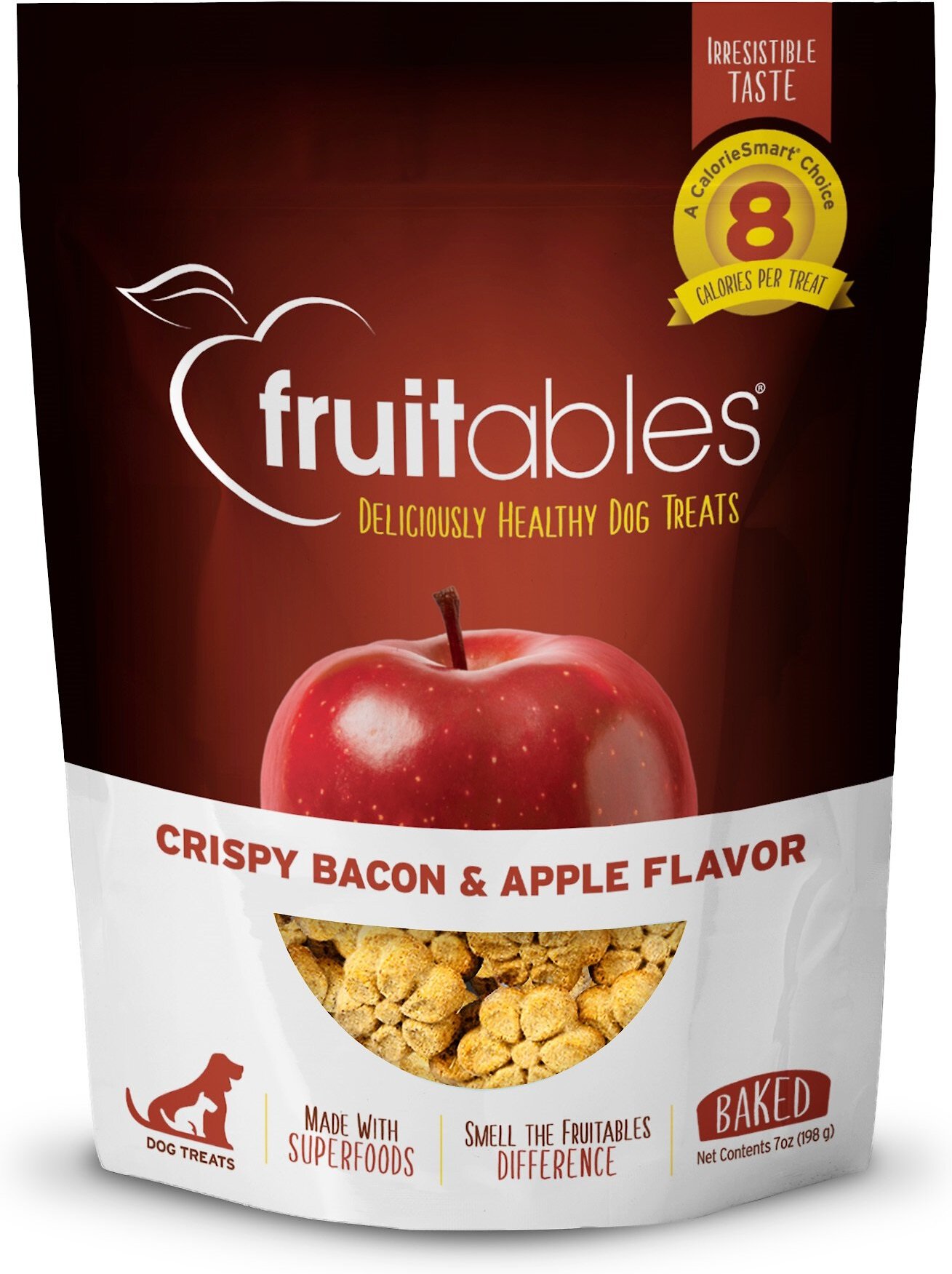 5-Ounce Fruitables 895352002426 Whole Jerky Thick Cut Bacon Dog Treat