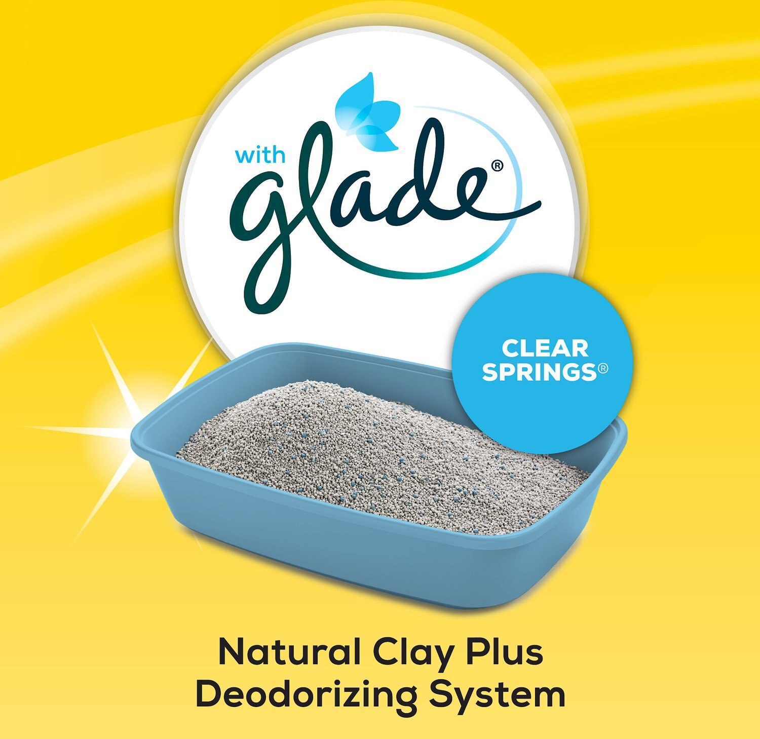 TIDY CATS Glade Tough Scented Clumping Clay Cat Litter, 20lb jug