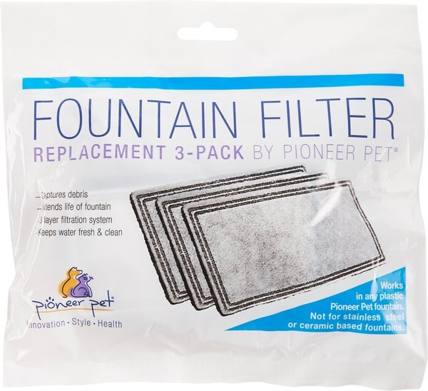 Pioneer Pet Replacement Filters for Plastic Raindrop & Fung Shui Fountains, 3 pack slide 1 of 4