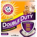 Arm & Hammer Litter Double Duty Scented Clumping Clay Cat Litter, 14-lb box