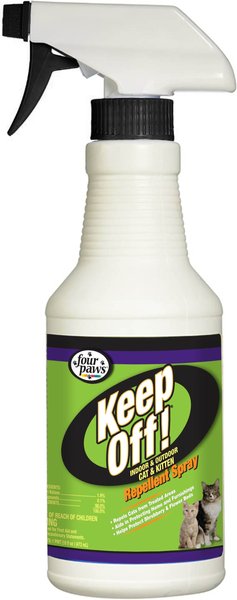 Four Paws Keep Off! Cat Repellent Outdoor & Indoor Spray, 16-oz bottle slide 1 of 8