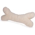 Busy Buddy Fido's Favorites Sheepskin Bone Squeaky Plush Dog Toy, Monster