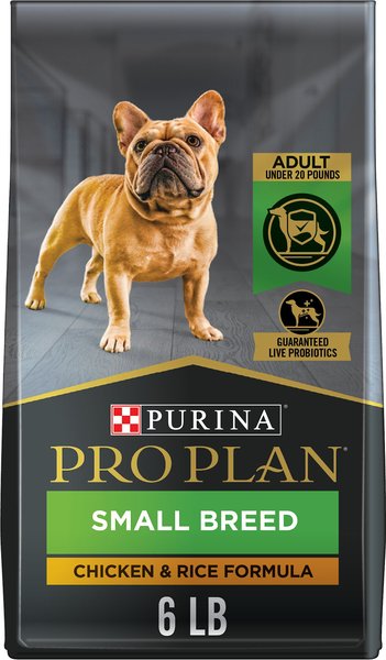 Purina Pro Plan Adult Small Breed Chicken & Rice Formula Dry Dog Food, 6-lb bag slide 1 of 10