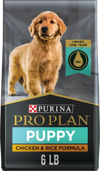 Purina Pro Plan High Protein Chicken & Rice Formula Dry Puppy Food, 6-lb bag slide 1 of 10