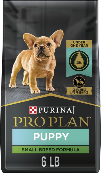 Purina Pro Plan Puppy Small Breed Chicken & Rice Formula Dry Dog Food, 6-lb bag slide 1 of 11
