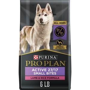Purina Pro Plan All Life Stages Small Bites Lamb & Rice Formula Dry Dog Food, 6-lb bag
