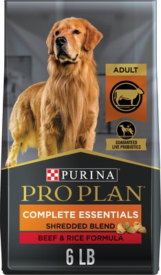 Purina Pro Plan Adult Shredded Blend Beef & Rice Formula Dry Dog Food, slide 1 of 1