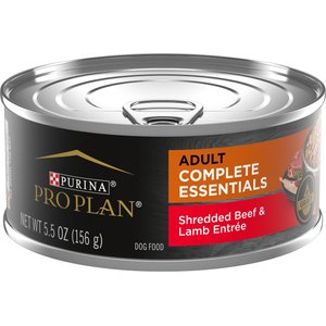 Purina Pro Plan Adult Shredded Beef & Lamb Entree in Gravy Canned Dog Food, 5.5-oz, case of 24