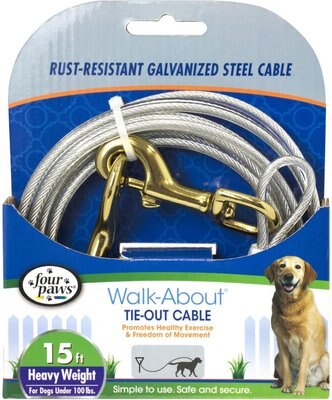 Four Paws Heavy Weight Tie Out Cable, slide 1 of 1