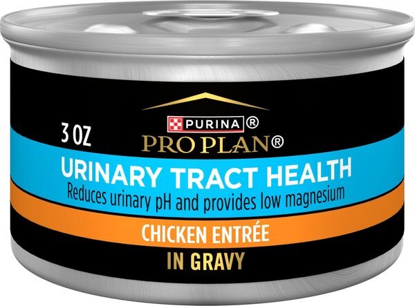 Purina Pro Plan Gravy Chicken Entrée Urinary Health Tract Cat Food, 3-oz can, case of 24 slide 1 of 9