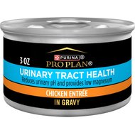 Purina Pro Plan Focus Adult Urinary Tract Health Formula Chicken Entree in Gravy Canned Cat Food, 3-oz, case of 24