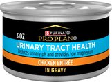 Purina Pro Plan Focus Adult Urinary Tract Health Formula Chicken Entree in Gravy Canned Cat Food, 3-oz, case of...