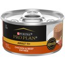 Purina Pro Plan Focus Adult 11+ Classic Chicken & Beef Entree Canned Cat Food, 3-oz, case of 24