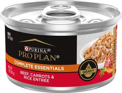 Purina Pro Plan Savor Adult Beef, Carrots & Rice Entree in Gravy Canned Cat Food, slide 1 of 1