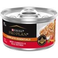 Purina Pro Plan Savor Adult Beef, Carrots & Rice Entree in Gravy Canned Cat Food