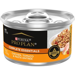 Purina Pro Plan Savor Adult Chicken, Tomato & Pasta Entree in Gravy Canned Cat Food, 3-oz, case of 24
