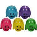 Multipet Latex Polka Dot Globlet Squeaky Pig Dog Toy, Color Varies, 9-in