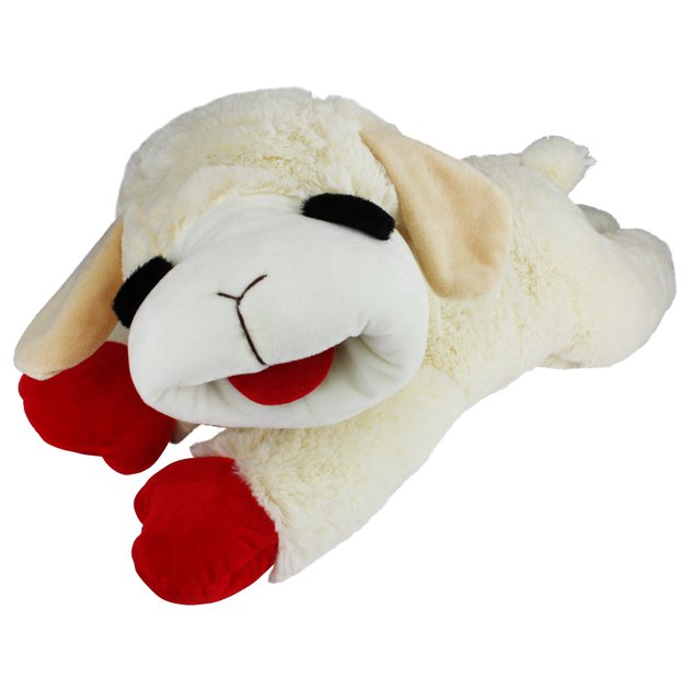 Multipet Plush Dog Toy Lambchop Sheep Classic Soft Squeaks Game Play Fun Joy NEW
