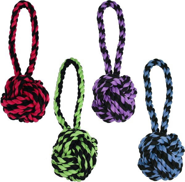 Multipet Nuts for Knots Heavy Duty Rope with Tug Dog Toy, Color Varies, Large slide 1 of 5
