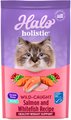 Halo Holistic Wild Salmon & Whitefish Recipe Grain-Free Healthy Weight Indoor Cat Dry Cat Food, 6-lb...