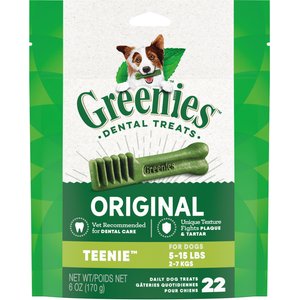 Greenies Teenie Dental Dog Treats, 22 count