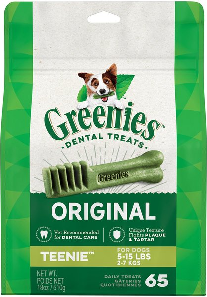 Greenies Teenie Dental Dog Treats, 65 count slide 1 of 9