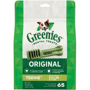 Greenies Teenie Dental Dog Treats, 65 count