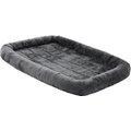 MidWest Quiet Time Fleece Dog Crate Mat, Gray, 42-in