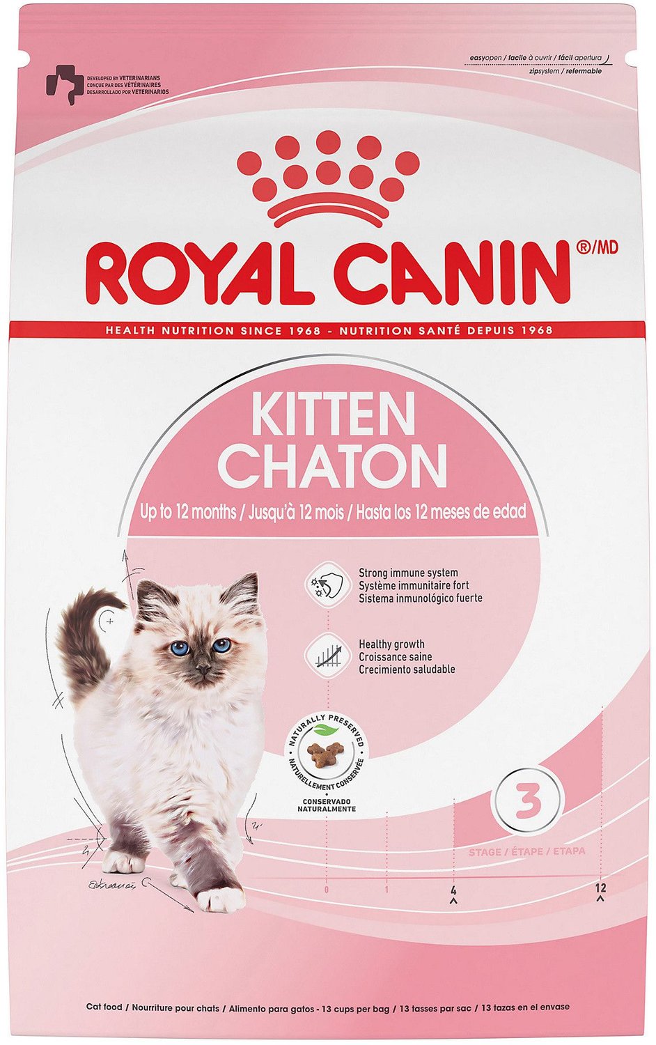Royal Canin Feline Health Nutrition Dry Cat Food for Young Kittens