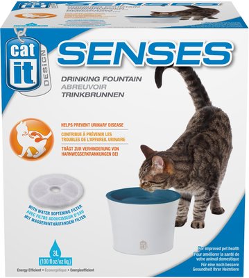 senses cat water fountain