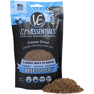 Vital Essentials Beef Freeze-Dried Raw Dog & Cat Food Topper