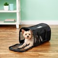 Petmate Soft-Sided Dog & Cat Carrier Bag, Medium Black