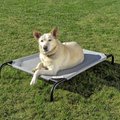 Coolaroo Steel-Framed Elevated Dog Bed, Grey, Medium