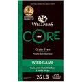 Wellness CORE Grain-Free Wild Game Duck, Turkey, Boar & Rabbit Recipe Dry Dog Food, 26-lb bag