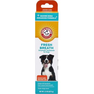 Arm & Hammer Fresh Breath Chicken Flavored Enzymatic Dog Toothpaste, 2.5-oz tube