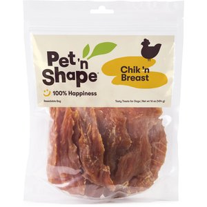 Pet 'n Shape Chik 'n Breast Dog Treats, 1-lb bag