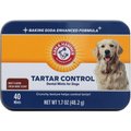 Arm & Hammer Tartar Control Dental Mints Beef Flavor Dog Dental Chews, 40 count